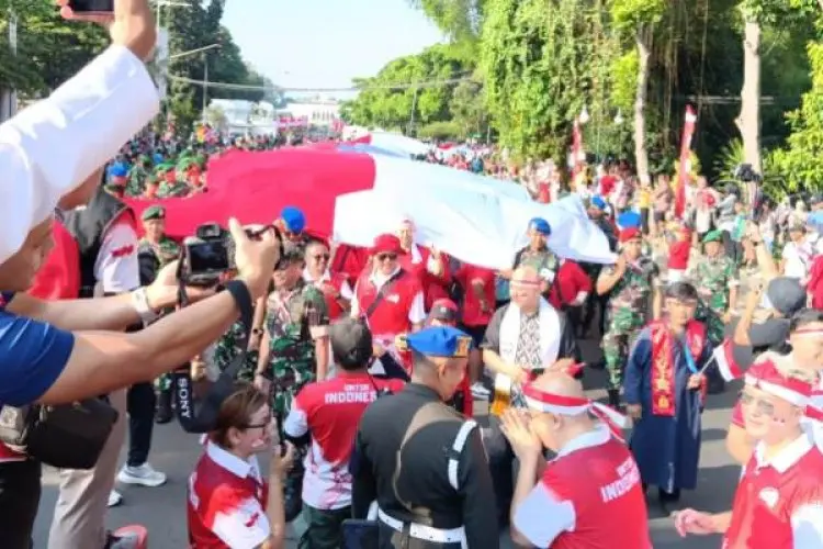 Kirab Budaya HUT ke-80 RI Digelar di Lapangan Gasibu, Polisi Alihkan Arus Lalu Lintas