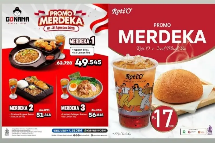 Promo HUT ke-80 RI, Makanan dan Minuman Ini Beri Diskon Spesial