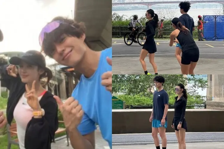Danielle NewJeans Terlihat Latihan Lari dengan Park Bo Gum, Netizen: Mereka Mau Ikut Kompetisi??