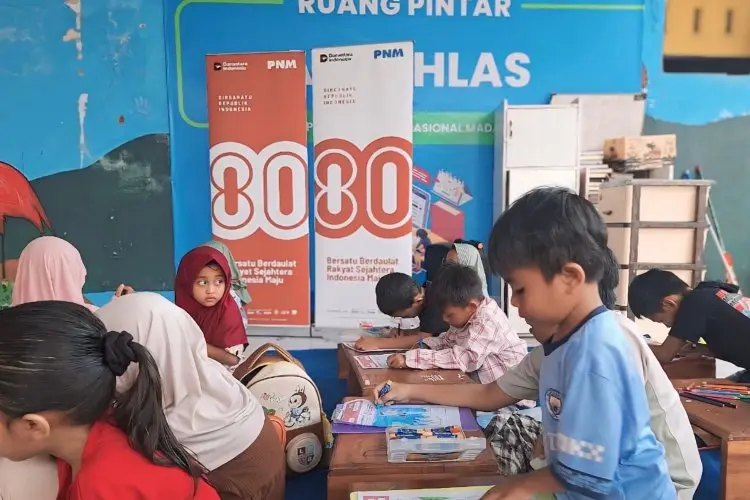 PNM Ajak Anak-anak di Pelosok Negeri Rayakan Kemerdekaan Lewat Warna dan Imajinasi