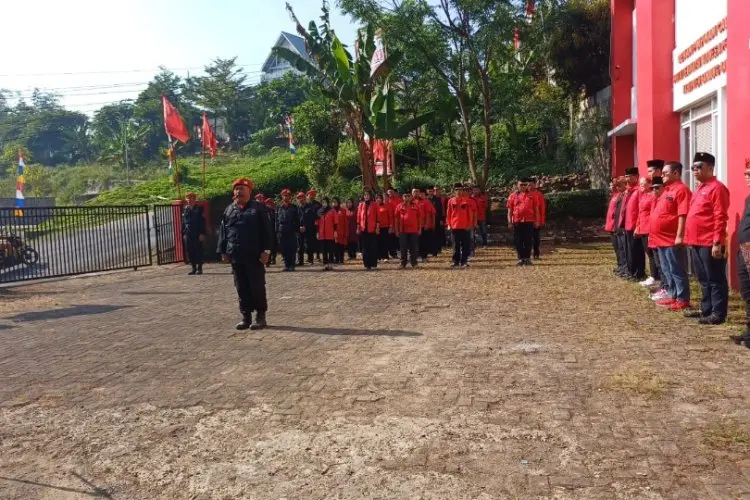 Dikemas Sederhana, Begini Cara DPC PDIP KBB Peringatan HUT ke-80 RI