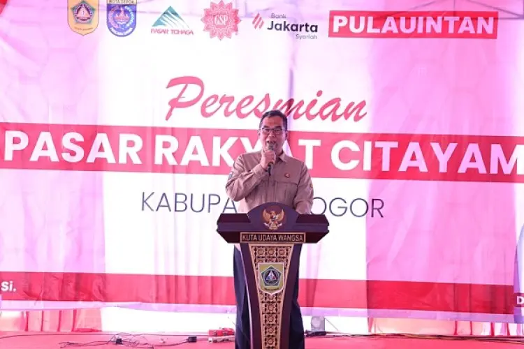 Akhirnya, Pasar Citayam Diresmikan
