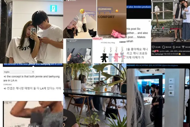 V BTS dan Jennie BLACKPINK Diduga Masih Berpacaran, Netizen Temukan Bukti Baru di LA??