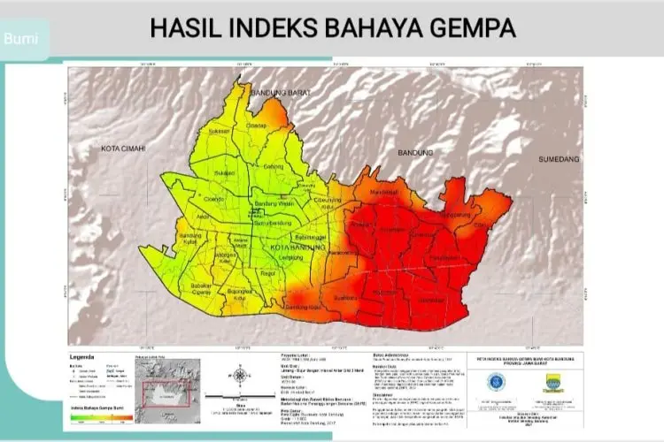 BPBD Kota Bandung : Wilayah Rawan Gempa Ada di Kawasan Timur
