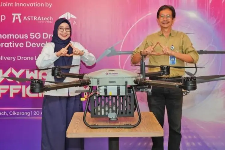 XLSMART dan ASTRAtech Luncurkan Inovasi Drone Otonom Cerdas Berbasis 5G Solusi Distribusi Efisien untuk Industri Manufaktur 