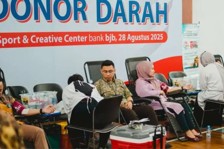 Rayakan HUT ke-80 RI, bank bjb Kumpulkan 350 Kantong Darah untuk Rayakan Kemerdekaan