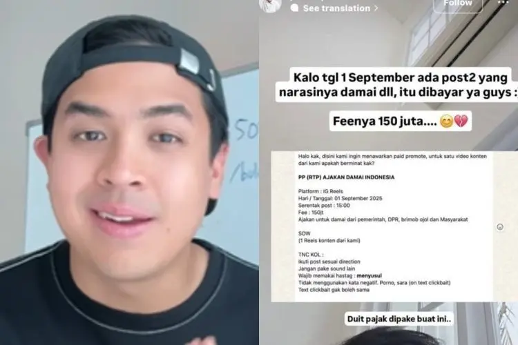 Jerome Polin Ungkap Ditawari Rp150 Juta Jadi Buzzer Pemerintah, Singgung Gaji Guru