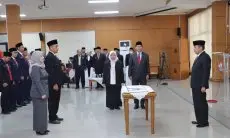 Wali Kota Cimahi Lantik 123 Pejabat Fungsional, 22 Diantaranya Kepala Sekolah SD dan SMP