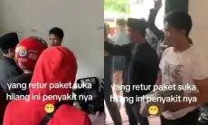 Viral! Kurir Ekspedisi di Bandung Diduga Digerebek Warga karena Paket Retur Hilang