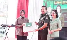 Ketua DPRD Kab Bandung Renie Rahayu Fauzi Menghadiri Sertijab Dandim 0624