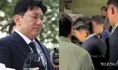 Jalani Pemeriksaan Hampir 14 Jam, Bang Si Hyuk Pergi Tanpa Jawab Pertanyaan Wartawan