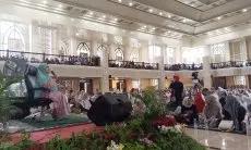 Mamah Dedeh Meriahkan Peringatan Maulid Nabi Muhammad tingkat Kota Bogor di Masjid Agung Al-Isra