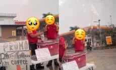 Viral Pegawai SPBU Shell Jual Kopi Literan di Pinggir Jalan saat Stok BBM Kosong