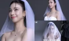 Tampil Memukau dengan Gaun Pengantin, Karina aespa: Bu Aku akan Menikah Hari Ini