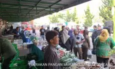 Pemkab Bandung Gelar Gerakan Pangan Murah di Kantor Samsat  Soreang: Untuk Menekan Inflasi 