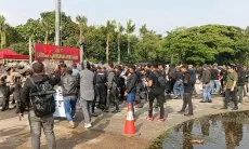 Polrestabes Bandung, Gelar Latihan Pengendalian Massa Anti Huru Hara
