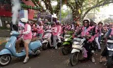 SoKlin Pewangi Ajak 600 Riders Perempuan Konvoi di Bandung, Tampil Bebas Bau dan Gerah