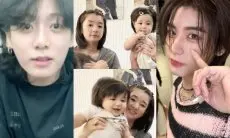 Tidak hanya Mirip Jungkook BTS, Anak Shim Hyung Tak dan Saya Hirai juga Mirip Idola HYBE lainnya