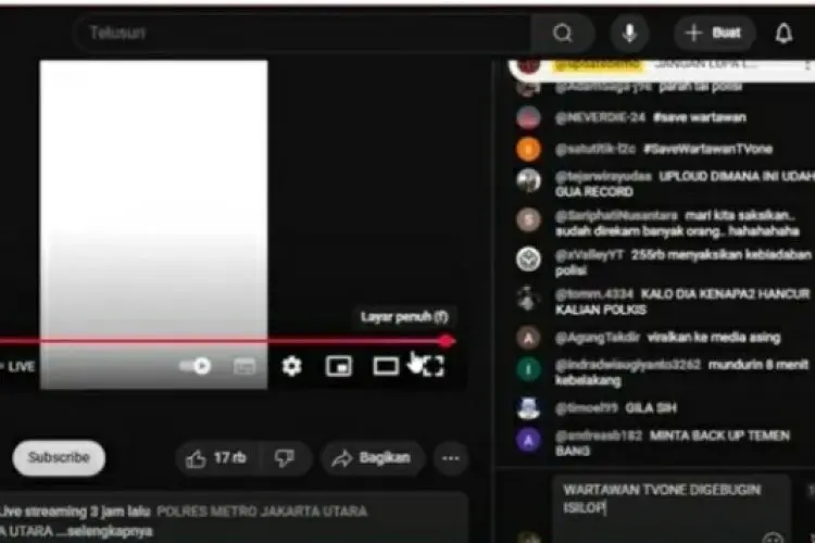 Jurnalis TV Ditangkap Saat Siaran Langsung, Netizen Heboh Video Intimidasi di Koja