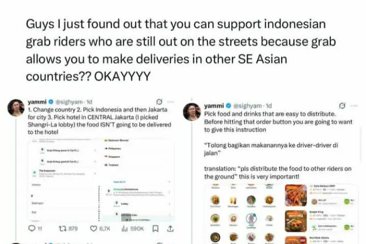 Netizen Mancanegara Ikut Bantu Ojol Jakarta Lewat Pesanan Online
