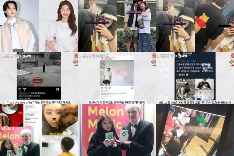 Tidak Hanya Jimin BTS dan Song Da Eun, Berikut Rumor Kencan BTS yang Menghebohkan Dunia K-Pop