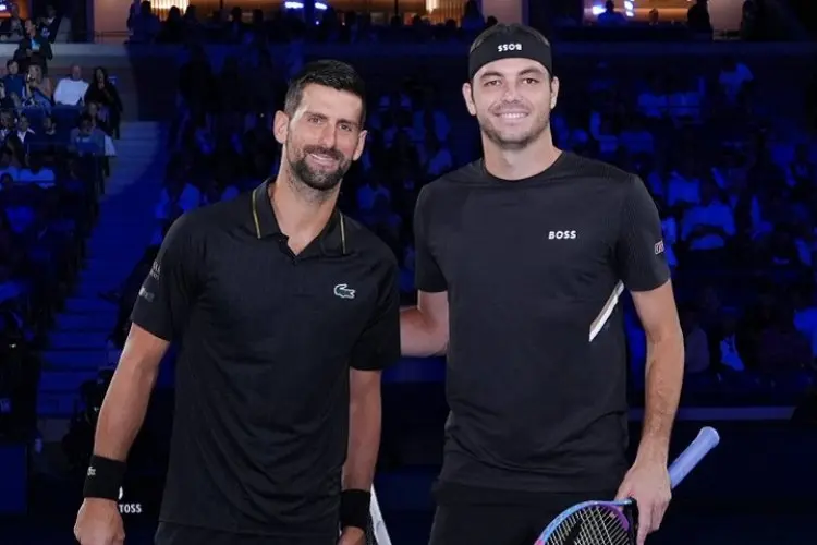 Drama Set Pertama Novak Djokovic vs Taylor Fritz, Lima Break Point yang Sia-sia