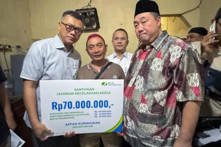 BPJS Ketenagakerjaan Cairkan Santunan Rp70 Juta untuk Ahli Waris dan Keluarga Affan Kurniawan