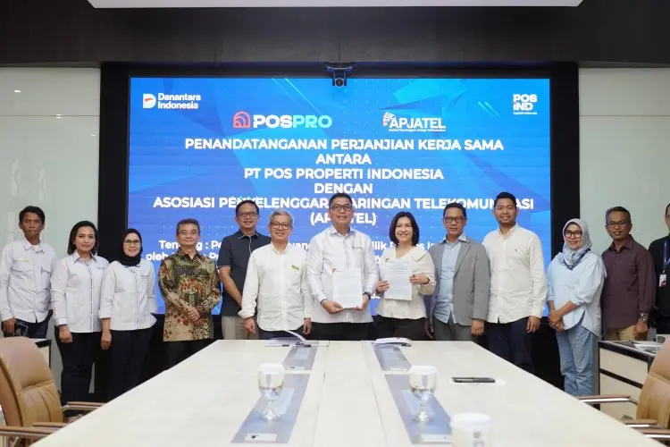 Transformasi Digital, Pos Properti dan APJATEL Sepakati Kerjasama Strategis