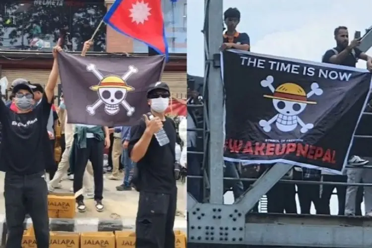 Klaim Terinspirasi dari Indonesia, Bendera Bajak Laut One Piece Jadi Simbol Protes Massa di Nepal