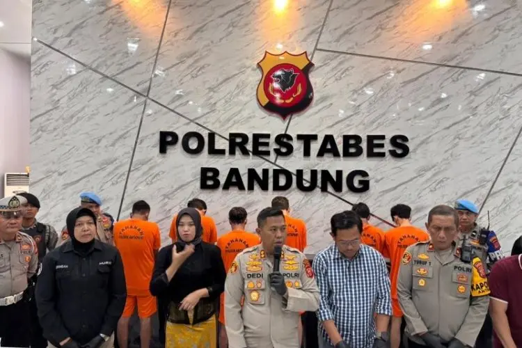 Polisi Bongkar Komplotan Perampas Driver Ojol di Bandung, 25 Kali Beraksi