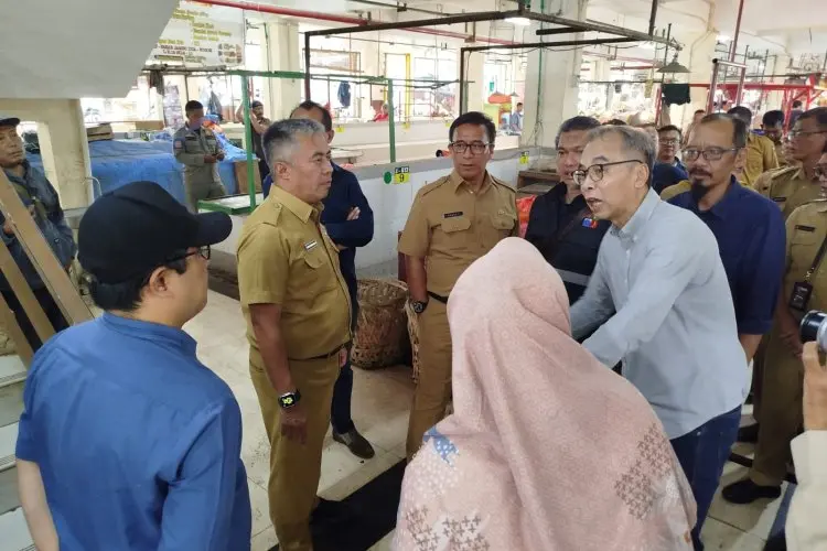 Jelang Penilaian Kota Sehat, Sekda Tinjau Jambu Dua dan Optimis Jadi Pasar Bersih 