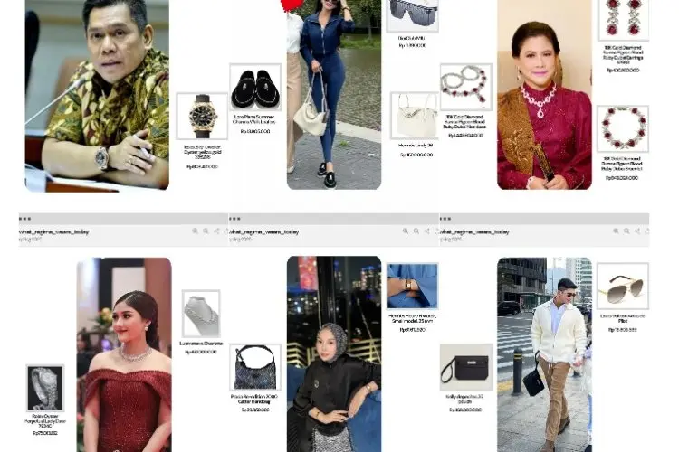 Akun Instagram Bongkar Gaya Hidup Mewah Pejabat, dari Tas Hermes hingga Jam Tangan Harga Miliaran