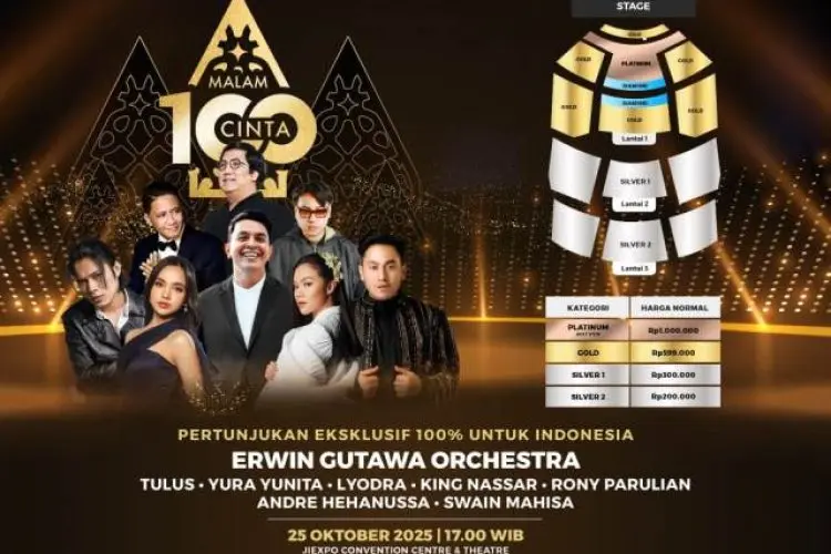 Smartfren Malam 100 Cinta Hadir Kembali sebagai Pagelaran Musik, Seni dan Budaya Indonesia