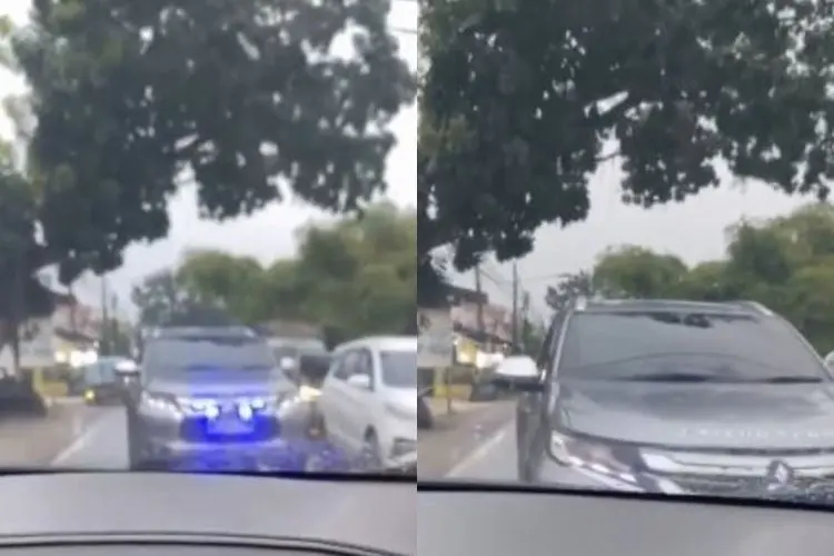 Viral Pajero Sport Lawan Arah di Pandeglang, Pakai Strobo Layaknya Kendaraan Dinas