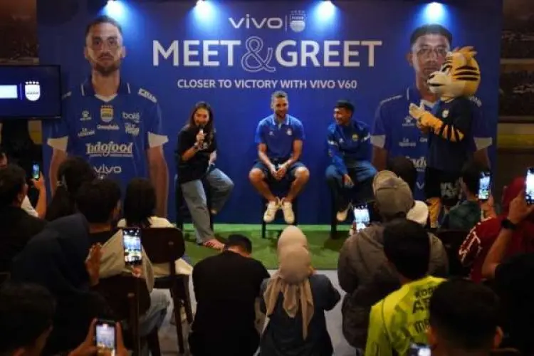 Beckham dan Lucho Meet and Greet dengan Bobotoh