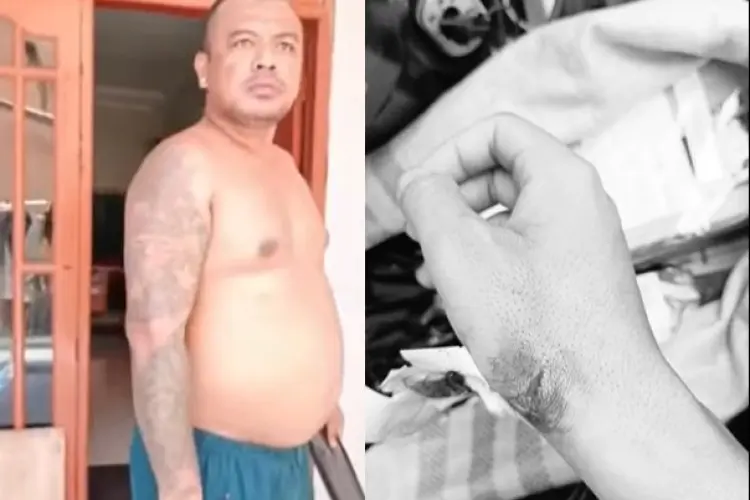 Viral! Kurir di Bekasi Diancam Golok, Tangan Luka Saat Tagih Pembayaran