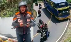 Viral Hentikan Bus Pariwisata di Ciwidey, Pengendara Motor Akhirnya Minta Maaf
