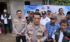 Kapolresta Bandung Kombes Pol Aldi Subartono Tinjau Pembangunan Rutilahu di Arjasari