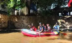 Pemuda Pancasila Jabar Gotong Royong Susur Bersih Sungai Cikapundung