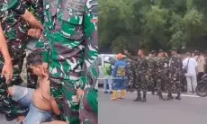 Viral Rombongan TNI Cegat Mobil Pencuri Motor di Jalan Tol Jakarta Barat