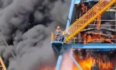 Viral Detik-Detik Pekerja Terjebak di Tengah Kobaran Api di Kawasan Industri Morowali
