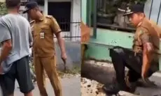 Viral Lurah di Medan Jatuh ke Parit Usai Didorong Warga Saat Bongkar Polisi Tidur Ilegal