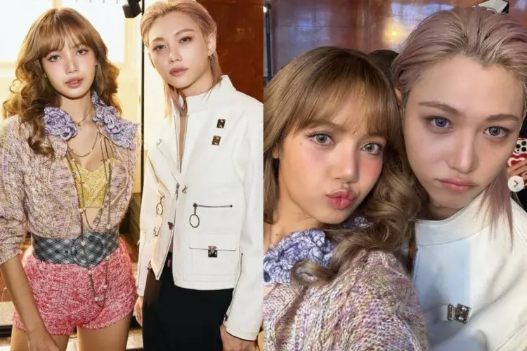 Jadi LV Sibling, Lisa BLACKPINK dan Felix Stray Kids Buat Fans Gemas dengan Swafoto Mesra