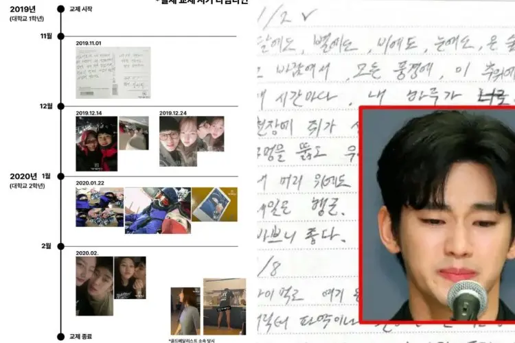 Kim Soo Hyun Ungkap Hubungan Sebenarnya dengan Kim Sae Ron Lewat Surat Cinta saat Wamil