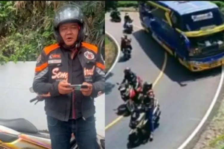 Viral Hentikan Bus Pariwisata di Ciwidey, Pengendara Motor Akhirnya Minta Maaf