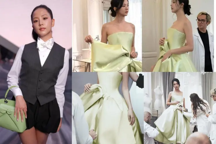 Jisoo BLACKPINK Pakai Baju Berbeda saat Hadiri PFW DIOR, Netizen Pertanyakan Keberadaan Gaun Putri Hijau Limau