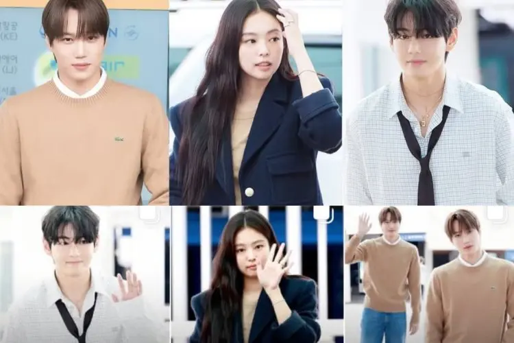 Begini Reaksi Netizen saat Tahu V BTS, Jennie BLACKPINK dan Kai EXO Pergi ke Paris Bersamaan