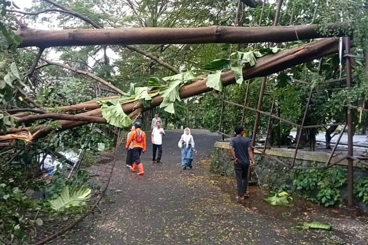 Citeureup dan Cibinong Diterjang Angin Kencang, 10 Desa atau Kelurahan Terdampak