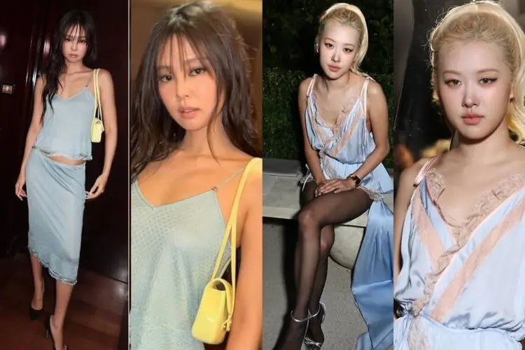 Jennie dan Rose BLACKPINK Ubah Paris Fashion Week jadi Pameran Lingerie, Sedang Tren??