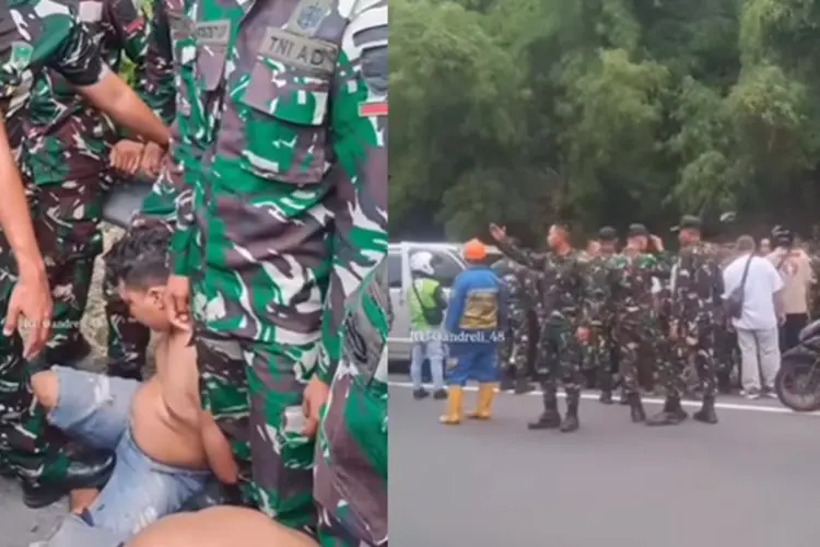 Viral Rombongan TNI Cegat Mobil Pencuri Motor di Jalan Tol Jakarta Barat